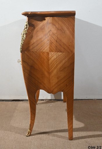Small Chest of Drawers in cherry wood, Louis XV style - Early XXth century