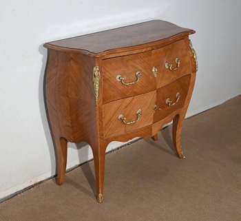 Small Chest of Drawers in cherry wood, Louis XV style - Early XXth century