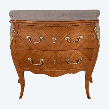 Small Chest of Drawers in cherry wood, Louis XV style - Early XXth century
