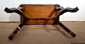 Console da lavoro in mogano, periodo di restauro - inizio XIX secolo