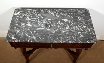 Console da lavoro in mogano, periodo di restauro - inizio XIX secolo