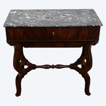 Mahogany Working Console, Restoration period - Early 19th century