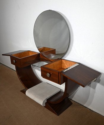 Coiffeuse Paquebot en Palissandre, Art Déco – Début XXe