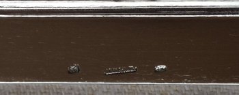 Rectangular tray with silver metal handles Orfèvre Félix Frères (Toulouse)