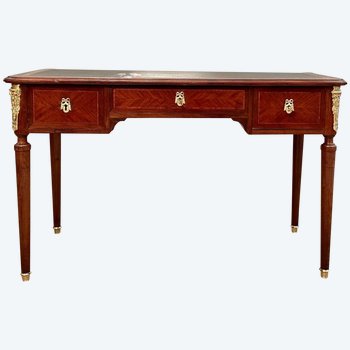 Bureau En Noyer De Style Louis XVI Epoque XIXeme