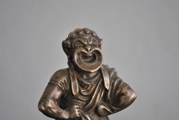 Bouchon De Radiateur 1900 Mascotte Au Grotesque            