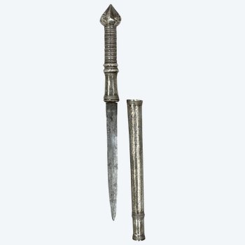 KNIFE called Dha - Burma - About 1900