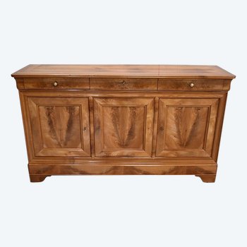 Solid cherry wood sideboard, Louis-Philippe style - Middle 19th century