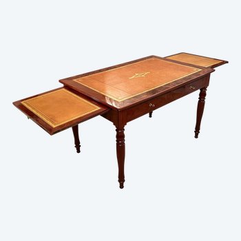 Restoration Period Flamed Mahogany Desk Circa 1815