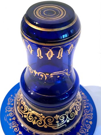 Glass of water Service of night in crystal XIXème
