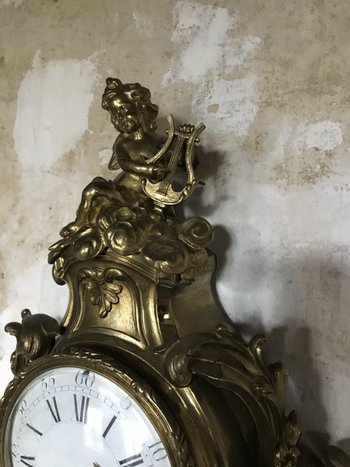 Cartel En Bronze De Style Louis XV