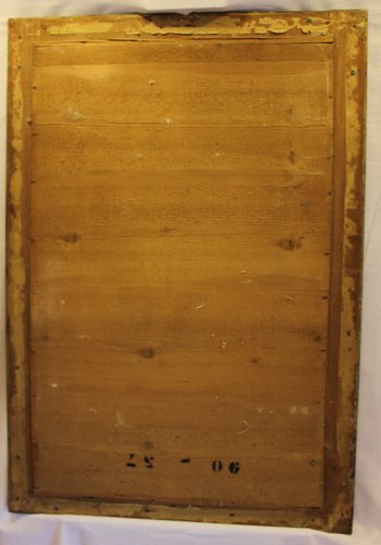 Miroir Rectangle Louis Philippe, Feuille d'Or Et Mercure 76 X 110 Cm