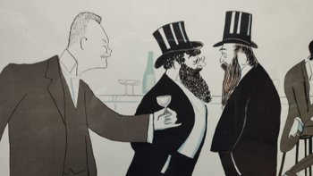 Lithograph under glass by the illustrator SEM circa 1900