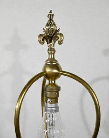Art Nouveau lamp in gilded bronze - Late 19th century