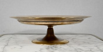 Tazza in bronzo dorato, firmata F. Levillain, F. Barbedienne - XIX secolo