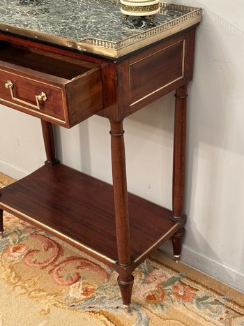 Mahogany console from the Louis XVI period 18th century