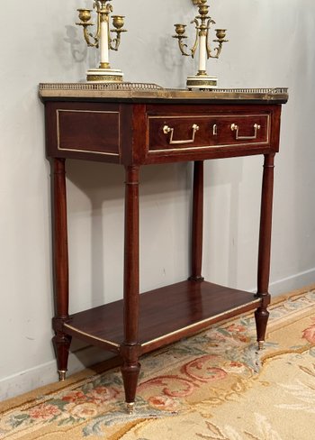 Mahogany console from the Louis XVI period 18th century