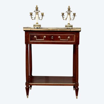 Mahogany console from the Louis XVI period 18th century