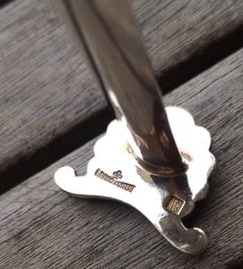6 silver plated knife holders Ravinet DENFERT