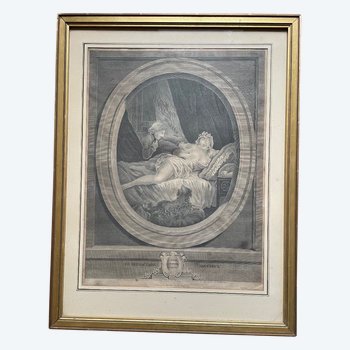 Estampe Louis XVI Libertine
