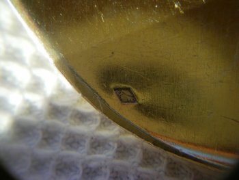 Eiscreme-Servierlöffel aus massivem Silber und Vermeil-Vermeil Goldschmied Jules MONNEY neunzehnten