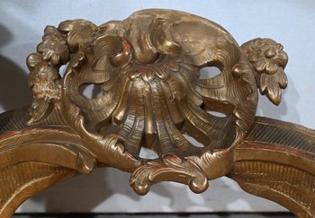 Console d’Applique en Bois Doré, style Louis XV, époque Napoléon III – Milieu XIXe