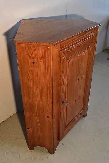 Meuble Encoignure en Pitchpin avec retours - 1920