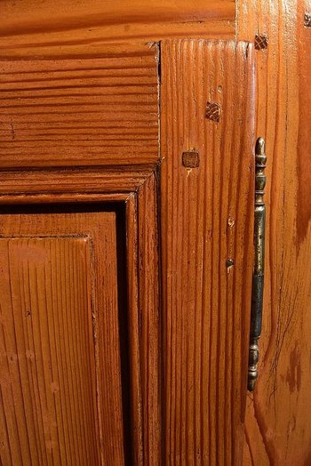 Meuble Encoignure en Pitchpin avec retours - 1920