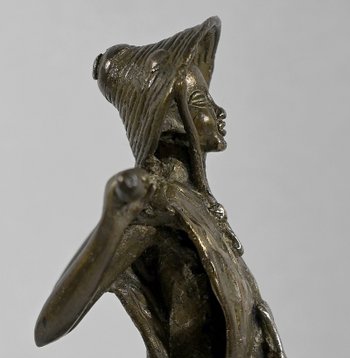 Bronzo "Il contadino indocinese", Asia - Inizio XX secolo