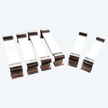 6 Christofle Gallia silver-plated knife holders