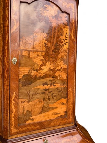 Original Louis XV style Scriban chest of drawers