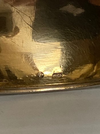 RUSSISCHER KORB AUS STERLINGSILBER