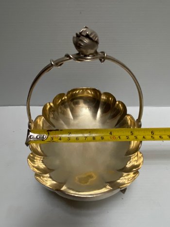 RUSSISCHER KORB AUS STERLINGSILBER