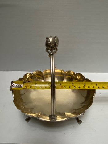 RUSSISCHER KORB AUS STERLINGSILBER