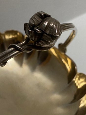 RUSSISCHER KORB AUS STERLINGSILBER
