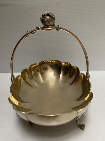 RUSSISCHER KORB AUS STERLINGSILBER