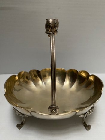 RUSSISCHER KORB AUS STERLINGSILBER