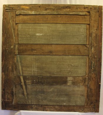 Alter Spiegel Quadratformat, Patina Und Merkur 93 X 98 Cm