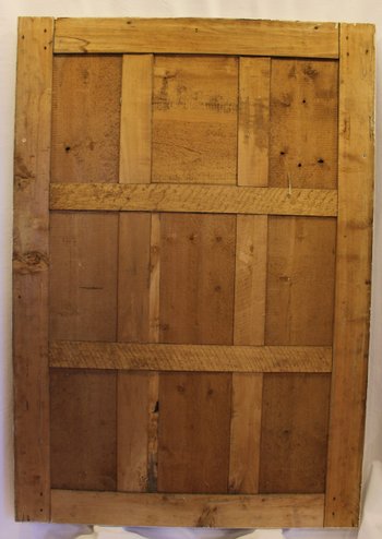 Large Antique Gold, Patina And Mercury Fireplace Mirror 103 X 148 Cm