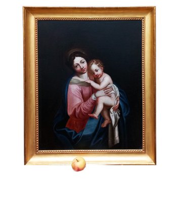 Painting Virgin and Child 18 Eme