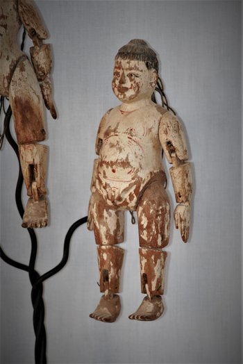 Set von drei chinesischen Fruchtbarkeitspuppen