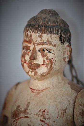Set von drei chinesischen Fruchtbarkeitspuppen