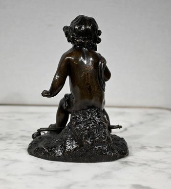 Bronzo "Putto con arco" - XIX secolo