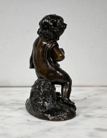 Bronzo "Putto con arco" - XIX secolo