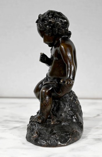 Bronzo "Putto con arco" - XIX secolo
