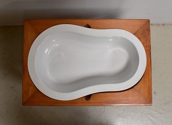 Small Bidet in Pitchpin, Louis-Philippe period - End of XIXth century