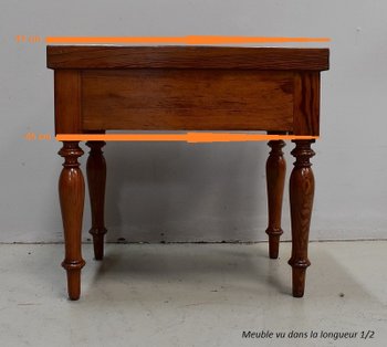 Small Bidet in Pitchpin, Louis-Philippe period - End of XIXth century