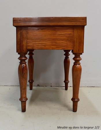 Small Bidet in Pitchpin, Louis-Philippe period - End of XIXth century