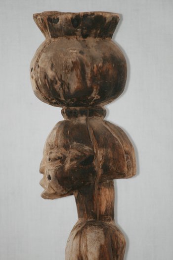 Large Yoruba statue, Beni, Nigeria and Togo.