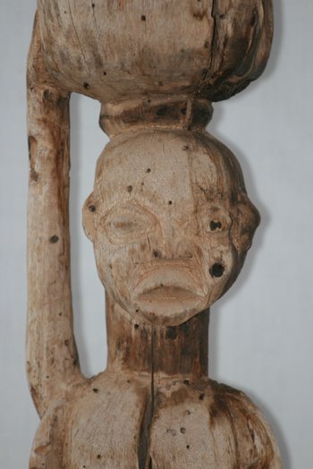 Large Yoruba statue, Beni, Nigeria and Togo.